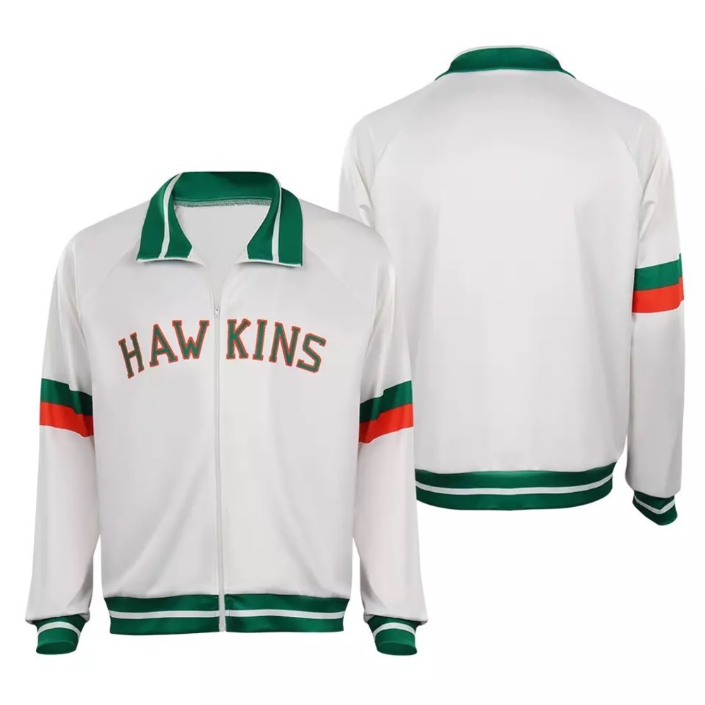 Stranger Things Lucas Hawkins Jacket Costume size XXL